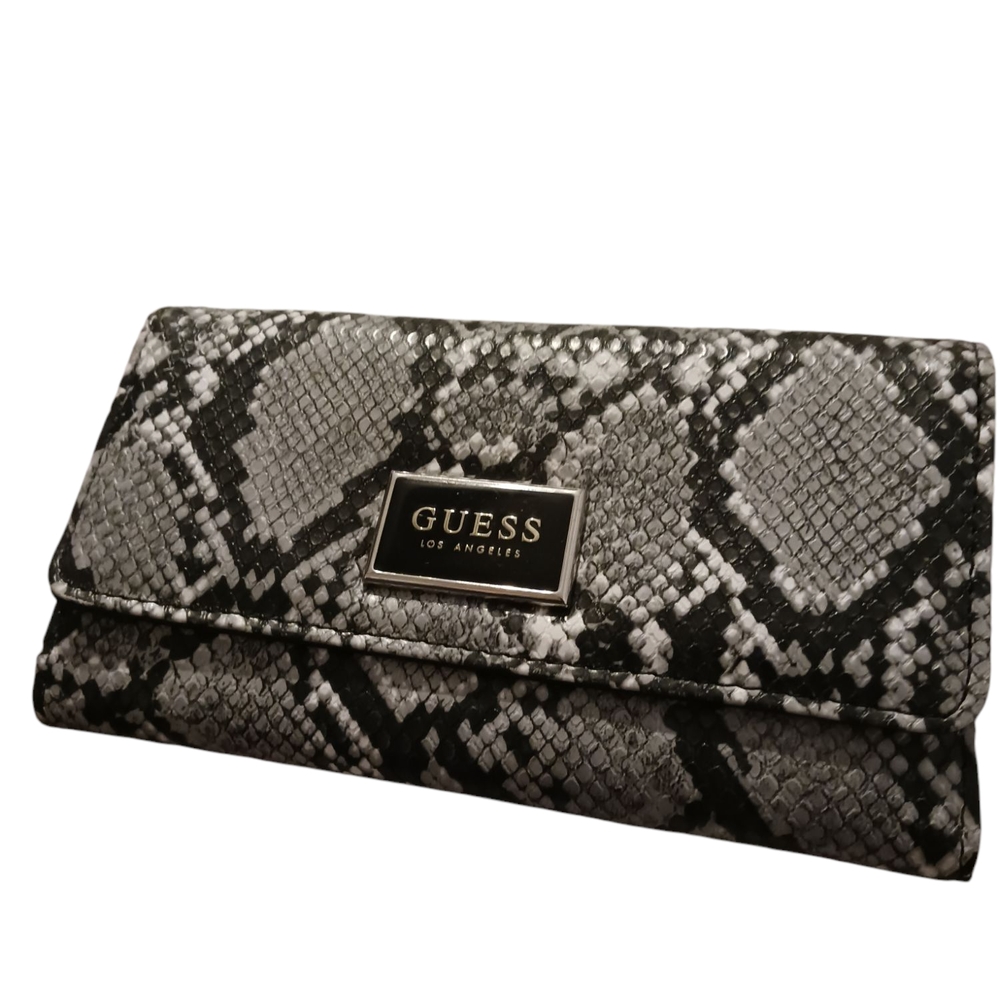 GUESS Black and Gray Women's Clutch